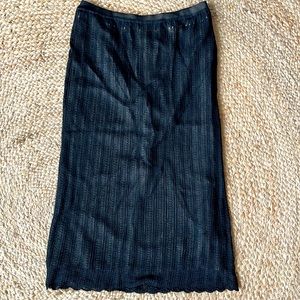 Martin Margiela Replica Lace Knitted Skirt 30s